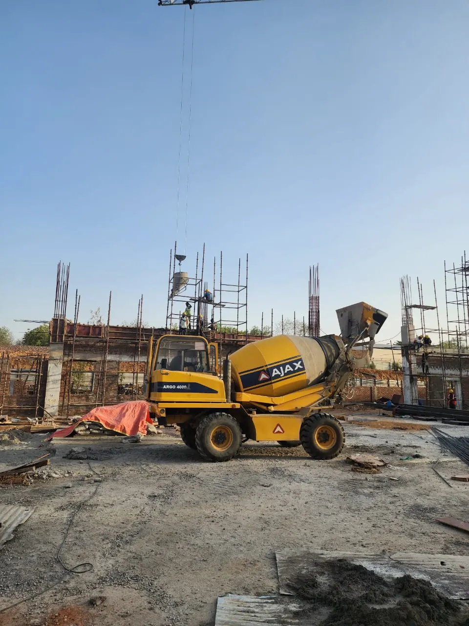 Ajax On-site Mixer Deployment — Delhi
